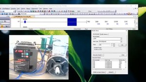 Mitsubishi PLC FX3U  PID Controlling System With FUJI VFD