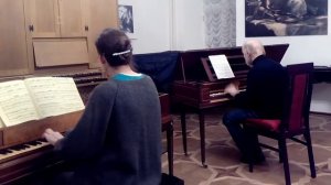 Впервые дуэт на исторических тафель- клавирах
