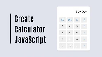 Create a Responsive Calculator in HTML CSS & JavaScript смотреть онлайн