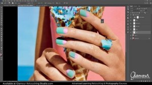 How To Color or Enhance Nail Polish In Photoshop Using Glamour Professional Retouch Panel