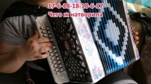 СУДЬБА-ЛИХОДЕЙКА / Разбор на гармони с цифрами