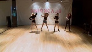Black pink playing with fire dance mirror