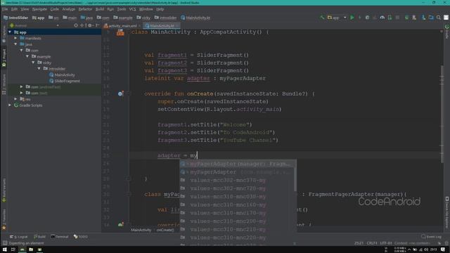 One time Intro Slider in Android using Android Studio - kotlin