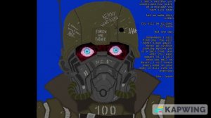 The Courier threatens a wounded legionnaire after wiping out his entire kill squad