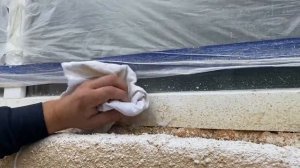 Чем убрать краску и штукатурку с окна?  Посмотри будет полезный совет!