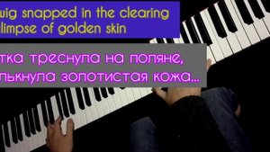 Secret service. Flash in the night #pianocover + караоке #ysatikv