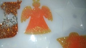 Новогодние игрушки из эпоксидной смолы. Готовлюсь к новому году!