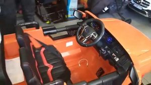 Детский электромобиль Ford Monster Truck DK-MT550 оранжевый