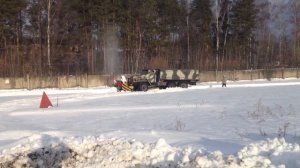 Шнекороторный УРАЛ ДЭ-226.Амкодор.по прозвищу "Крокодил"