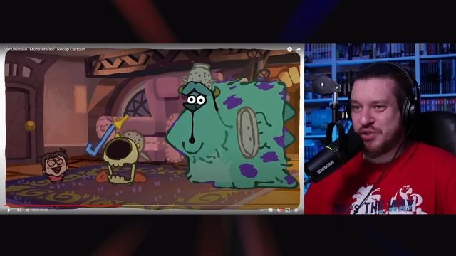 НАСТОЯЩАЯ ВЕРСИЯ КОРПОРАЦИЯ МОНСТРОВ (The Ultimate “Monsters Inc” Recap Cartoon) | РЕАКЦИЯ смотреть онлайн