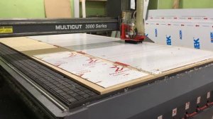 Фрезеровка композита на станке с ЧПУ для сети магазинов «Магнит»