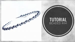#МК - Ободок из бусин 6 и 2.5мм | #Tutorial - The rim is made of 6 and 2.5mm beads