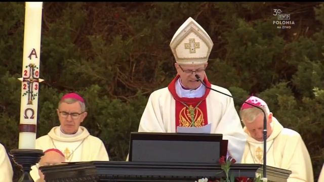 MSZA PONTYFIKALNA TVP POLONIA | Placu Św Wojciecha w Gnieznie | 23/04/2023 смотреть онлайн