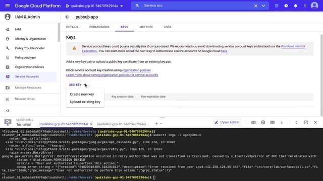 QwikLabs Working with Google Kubernetes Engine GKE Secrets and ConfigMaps Lab смотреть онлайн