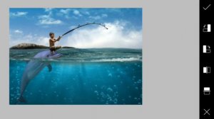 Fishing in the sea perfect editing tutorial |  picsart