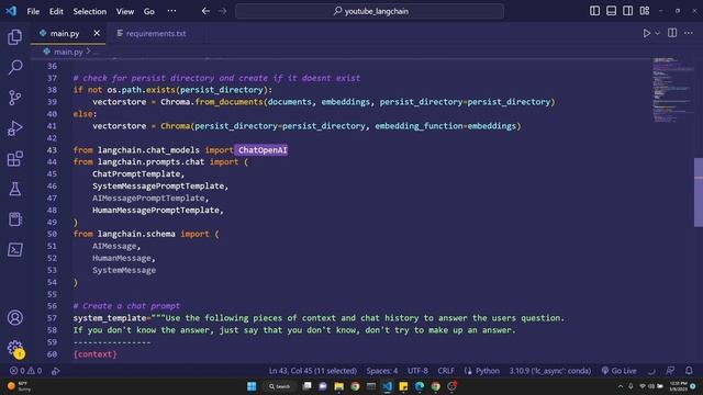 ChatGPT with any YouTube video using langchain and chromadb