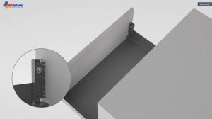 Установка выдвижной корзины SIGE LEVEL PRO с фасадным креплением