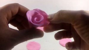 Как сделать розу из воздушного пластилина