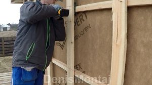 Технолония по Монтажу деревянной обрешетки на Каркасный дом под Фиброцементный сайдинг.