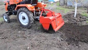 Минитрактор Уралец-180 и почворез