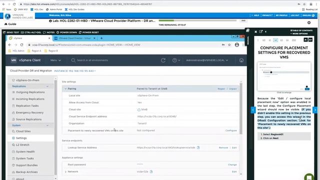 VMware Cloud Provider Platform - DR and Migration using VMware Cloud Director Availability