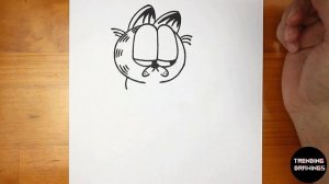 How To Draw FNF MOD Character - Garfield Easy Step by Step