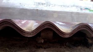 Крашеный шифер брак: похож на нормальный.