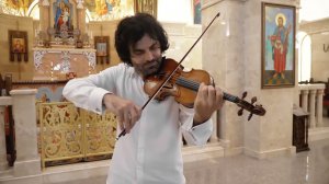 Samvel Ayrapetyan on violin  Luysnyak Gisher  Armenian Church-Լուսնյակ գիշեր