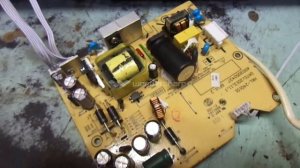 Т/В  FUSION   FLTV-24L31B   ремонт  блока питания