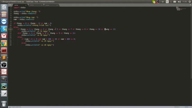 [TLIT]: TINDC - Tuần 3 - Số ngày của tháng (Python3) смотреть онлайн
