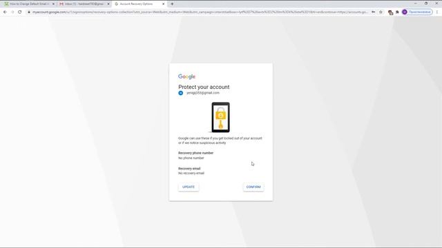 Как поменять Gmail аккаунт по умолчанию?
