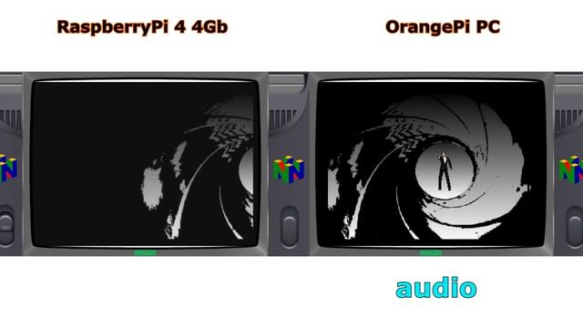 OrangePi PC RetrorangePi 4.2 Vs RaspberryPi 4 4Gb LAKKA