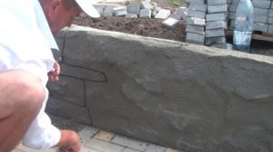 Очень важно - техника нарезки красивых камней. Артбетон.