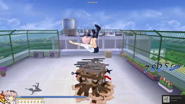 Senran Kagura Shinovi Versus - 7777 combo achievement with Hibari смотреть онлайн