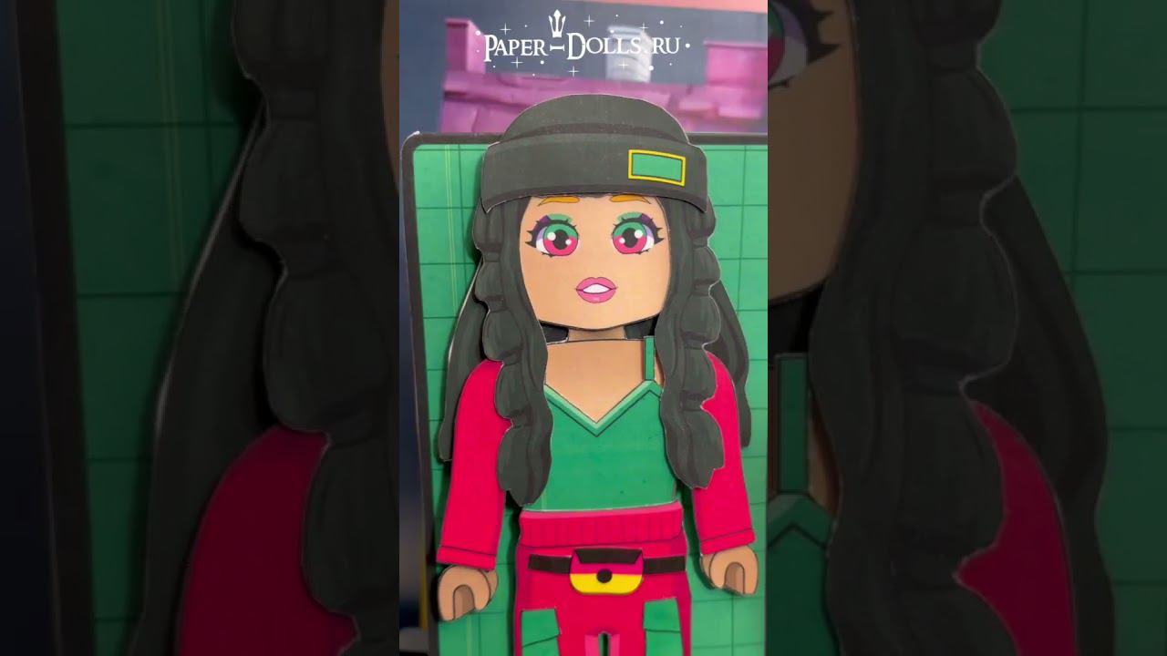 Бумажные куклы роблокс  #shorts #бумажныекуклы #robloxshorts