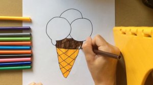 Как нарисовать мороженое / Рисуем МОРОЖЕНОЕ