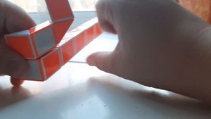 Как сделать орла из змейки рубика