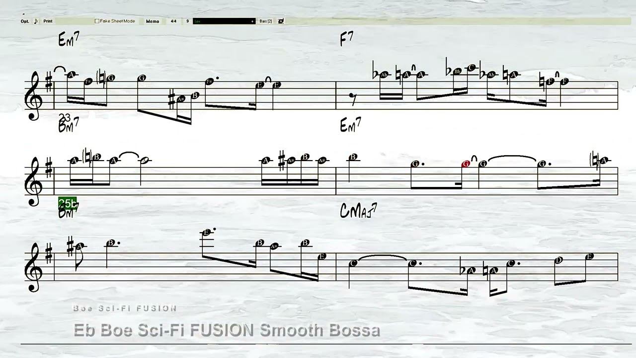 Boe Sci-Fi FUSION Smooth Bossa Eb