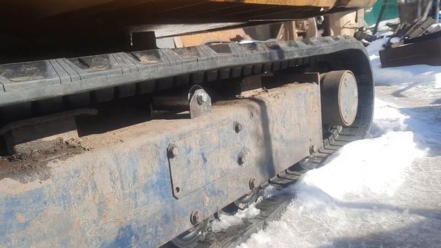 Самодельный подпорный КАТОК на мини экскаватор Komatsu смотреть онлайн