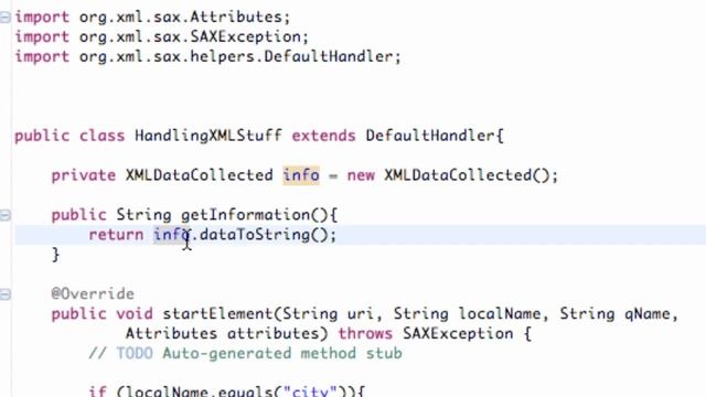Android Application Development Tutorial - 159 - Finishing XML parser смотреть онлайн