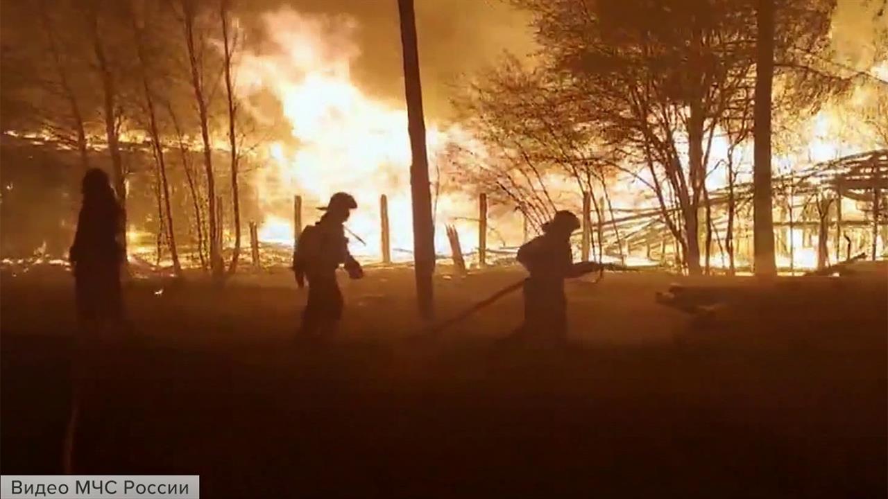 В России за сутки потушили пожары на площади в 18 тысяч гектаров