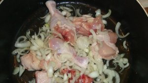 Азербайджанский плов с курицей