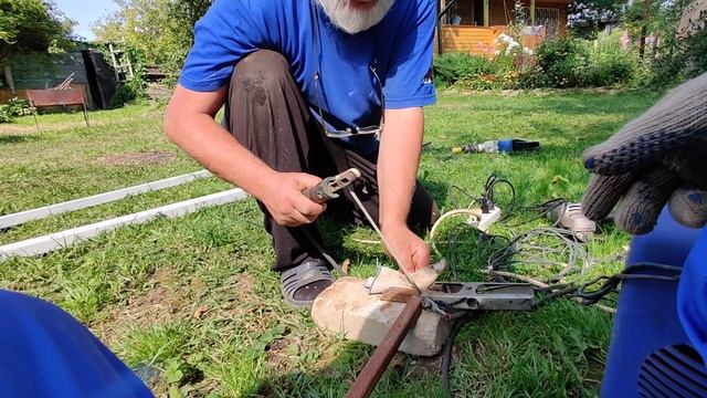 #колесниковы на даче/ варим штучку для утрамбовки смотреть онлайн