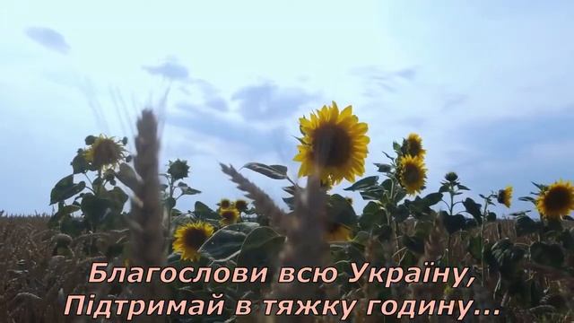 До Тебе, Господь, у молитві йдемо. О Боже, дай нам з неба миру, благослови всю Україну. смотреть онлайн