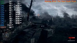 Benchmark: Battlefield 1 performance at 1080P compared on Xeon X5660 and I7 4770K