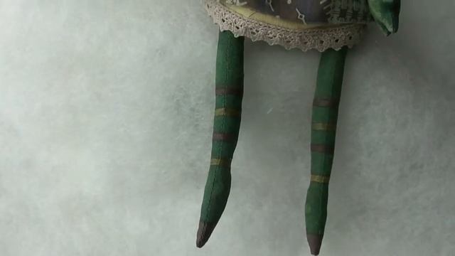 Царевна-лягушка Игрушка из ткани Ручная работа Toys Handmade смотреть онлайн