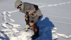 Ледобур "Айсберг" (правое вращение от Тонар) и шуруповерт Метабо LTX