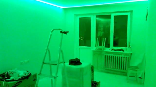 Натяжной потолок со светодиодной rgb подсветкой смотреть онлайн