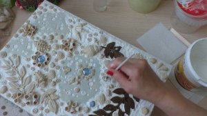 Декор керамической Плитки своими руками в морском стиле/DIY Ceramic Tile Decor