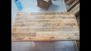 Столешница из амбарной доски